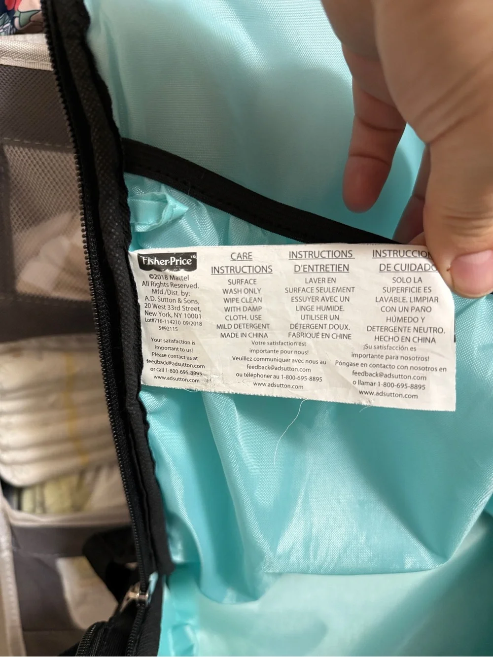 Black diaper bag- Durable Everyday Carry